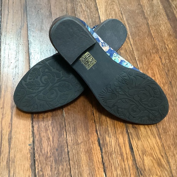 Spring Step L'Artiste Slip On Navy Printed Loafer - Picture 5 of 7